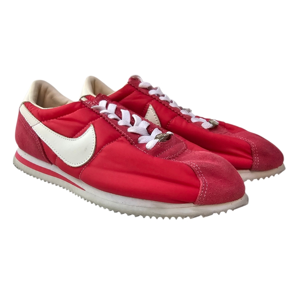 Nike Cortez Red Vintage Sneakers - Women's Size 9.5 / EU 41